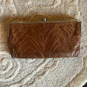 Hobo leather wallet clutch